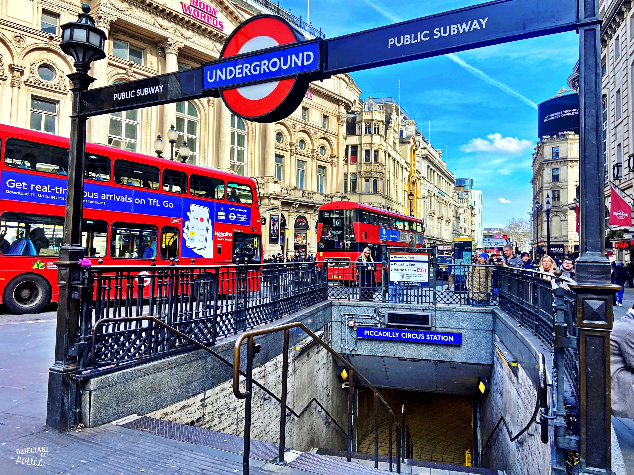 Londyn idealny na city break - metro