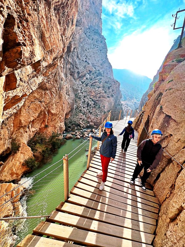 Caminito del Rey z dziećmi