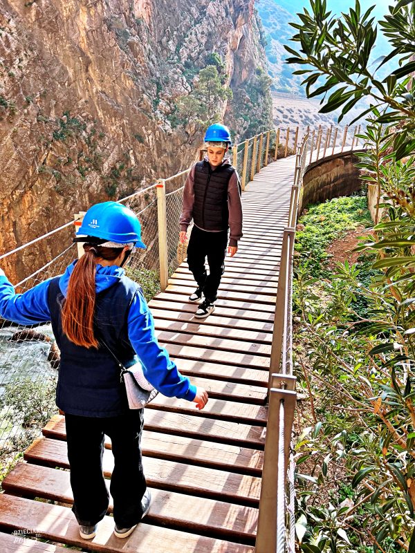 Caminito del Rey z dziećmi