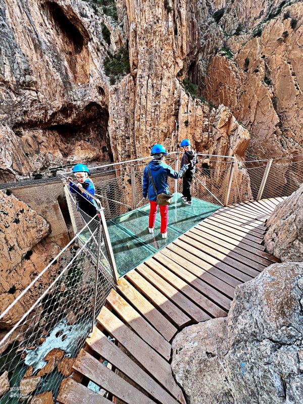 Caminito del Rey z dziećmi