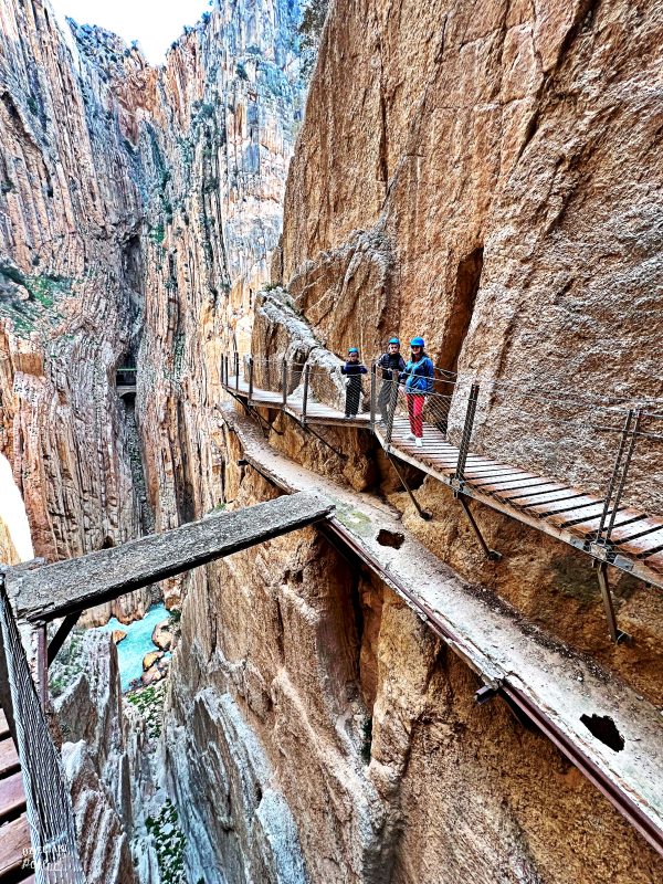 Caminito del Rey z dziećmi